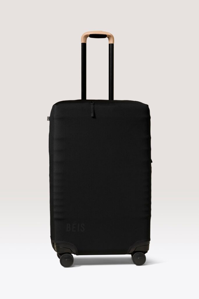 The Medium Check-In Luggage Cover in Black